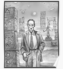 HP Lovecraft - Explorer of Strange Worlds Poster