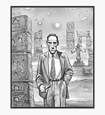 HP Lovecraft - Explorer of Strange Worlds Photographic Print