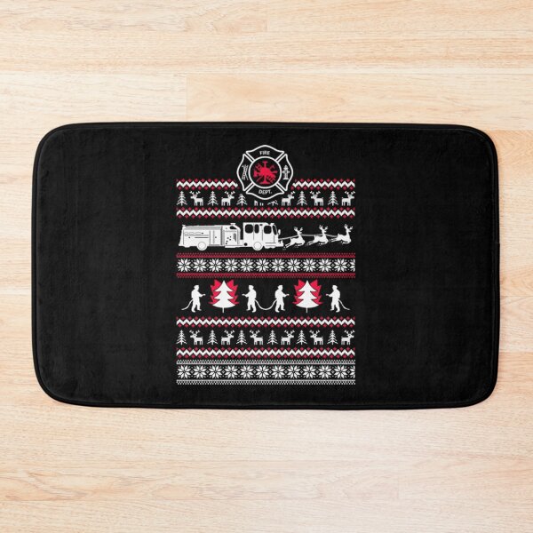 Item preview, Merry Firefighter Ugly Christmas Sweater Funny Tshir| Perfect Gift For you and friends designed and sold by luconats.