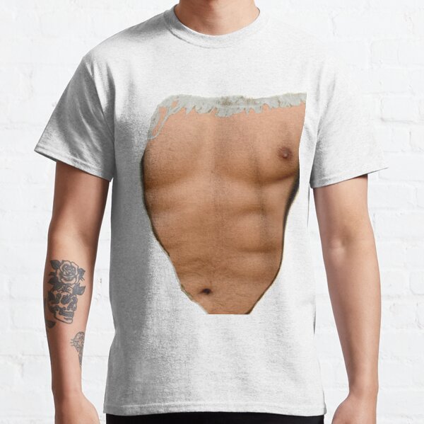 Ripped Muscles, six pack, chest T-shirt' Men's T-Shirt