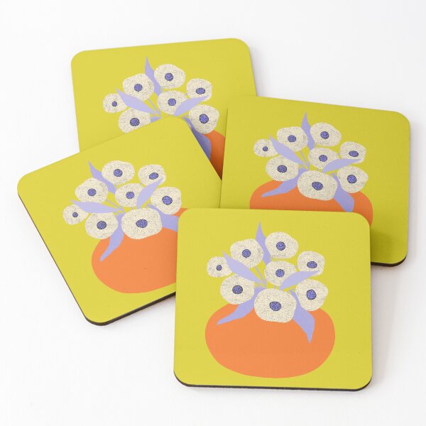 Artikelvorschau, Gelbe Blumenvase entworfen und verkauft von FLATOWL.