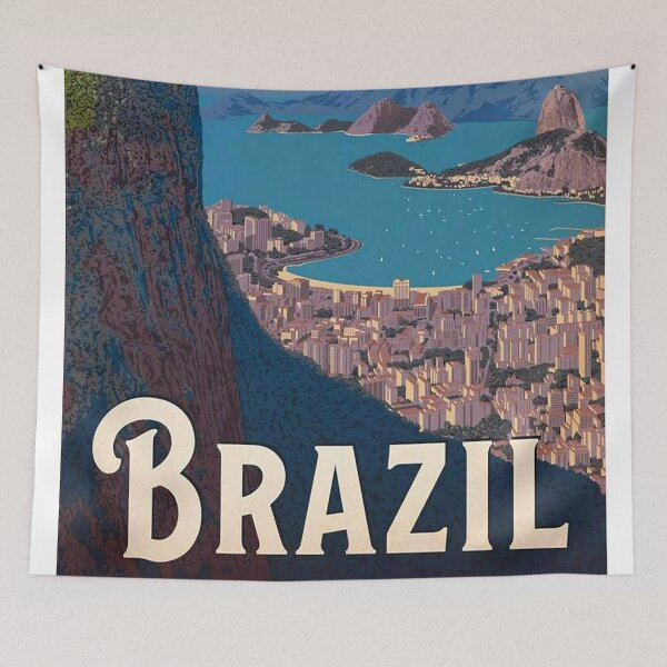 Item preview, Rio De Janeiro Poster Travel designed and sold by geeksjonathan.