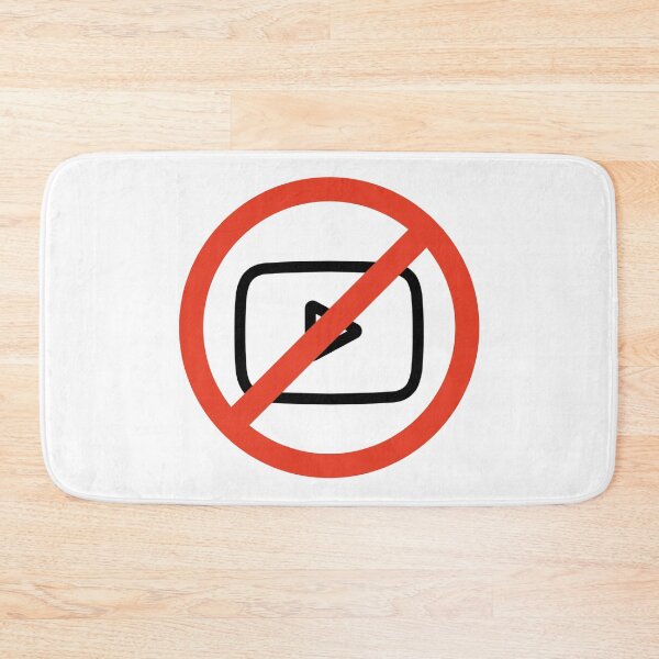 Item preview, NO YOUTUBE designed and sold by André Cremers.