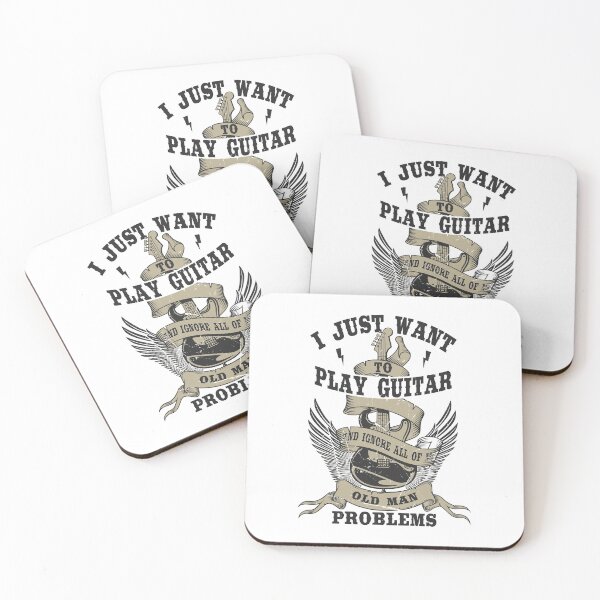 Item preview, i just want to play guitar and ignore all of my old man problems  designed and sold by Amirebdesign.