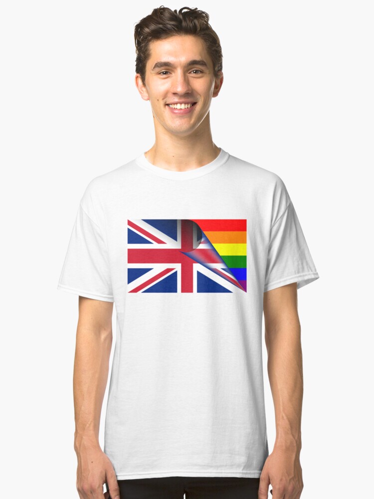 "Königreich-Flagge LGBTQ Stolz-Regenbogen-Flagge" T-Shirt ...