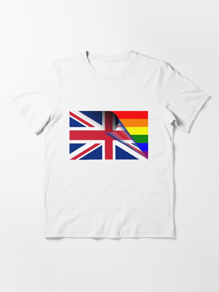 United Kingdom Flag Lgbtq Pride Rainbow Flag T Shirt For Sale By