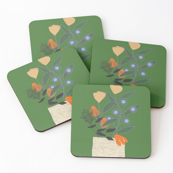 Artikelvorschau, Grüne Blumenvase entworfen und verkauft von FLATOWL.