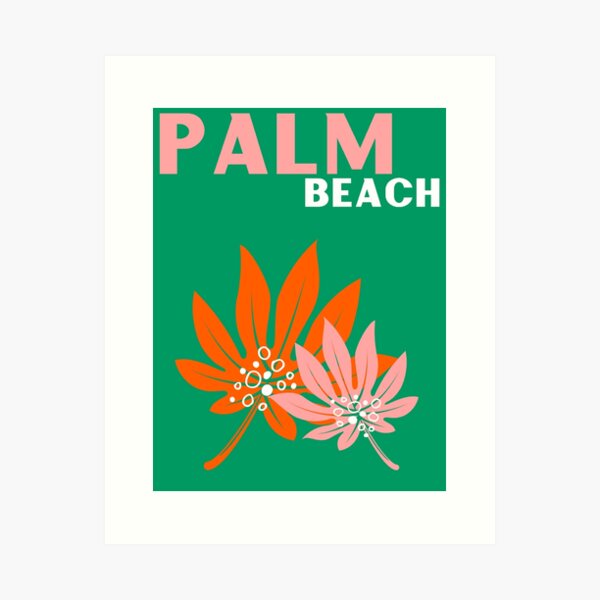 PALM BEACH Art Print