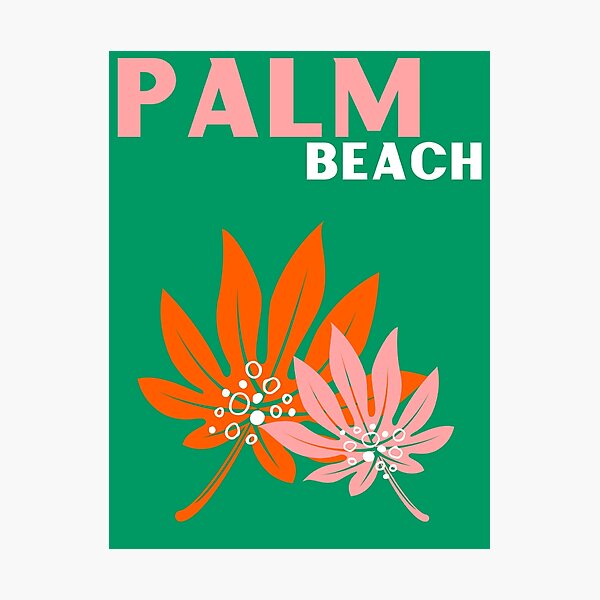 PALM BEACH Photographic Print