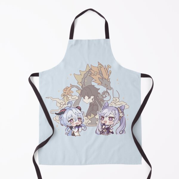 Item preview, Genshin Impact Chibi Zhongli Ganyu and Keqing designed and sold by NewEraMutant.
