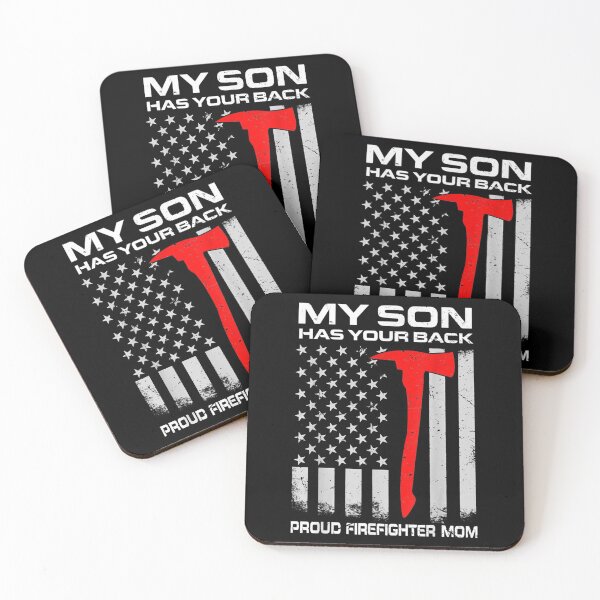 Item preview, My Son Has Your Back Proud Firefighter Mo| Perfect Gift For you and friends designed and sold by luconats.
