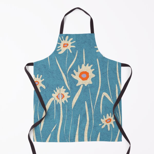 Item preview, Floral field blue designed and sold by FLATOWL.
