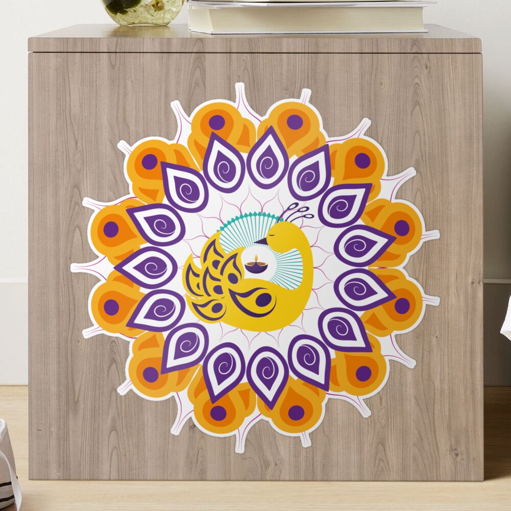 thumbnail image 2 of Happy Diwali, Diwali Hindu Sticker, Deepavali, Festival Of Lights 2 of 14
