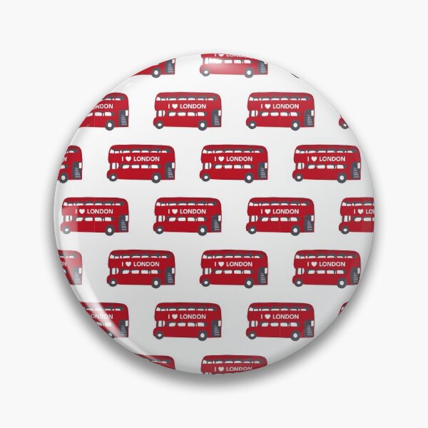 Item preview, London red bus pattern | London | London bus  designed and sold by Lindsay Marie Patterns.