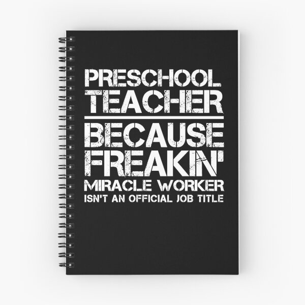 Item preview, Preschool Teacher Miracle Worker designed and sold by clickmostro.