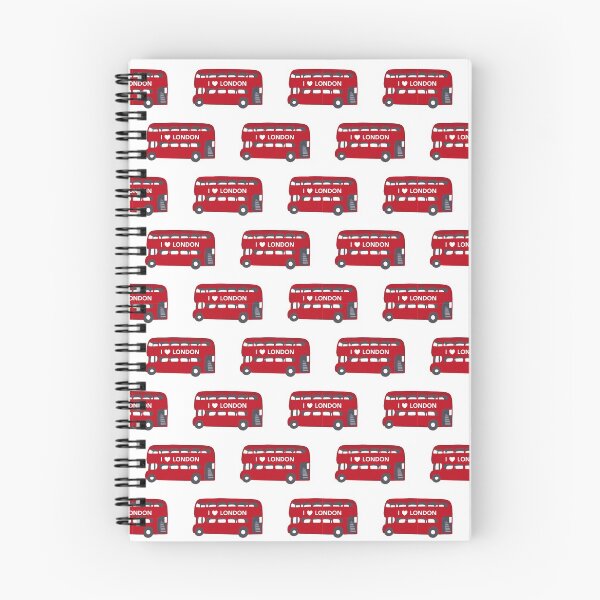 Item preview, London red bus pattern | London | London bus  designed and sold by Lindsay Marie Patterns.