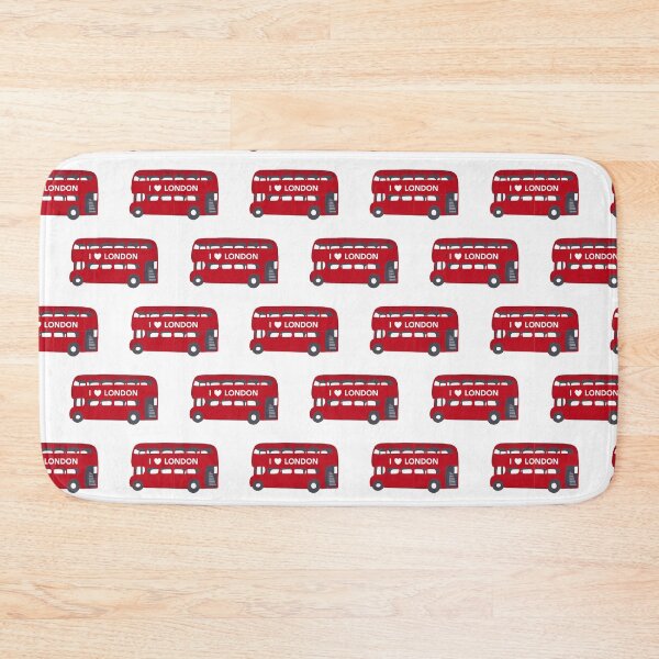 Item preview, London red bus pattern | London | London bus  designed and sold by Lindsay Marie Patterns.