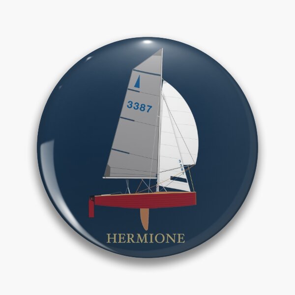 Item preview, Merlin Rocket 3387 'Hermione' Sailing Dinghy designed and sold by RedBubbleBath.