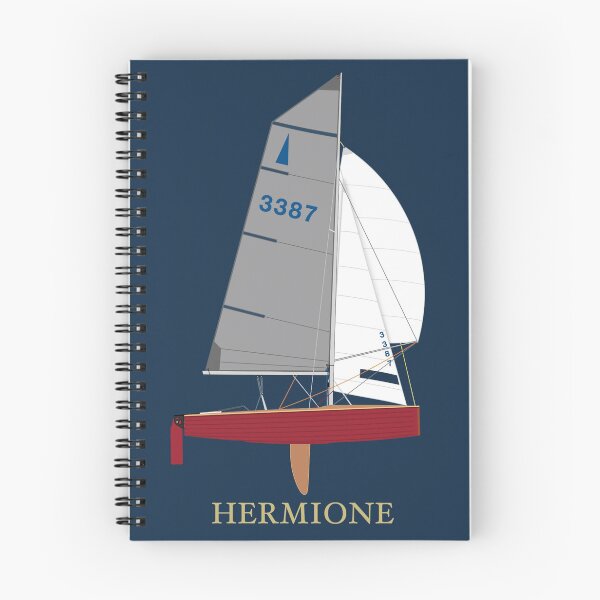 Item preview, Merlin Rocket 3387 'Hermione' Sailing Dinghy designed and sold by RedBubbleBath.