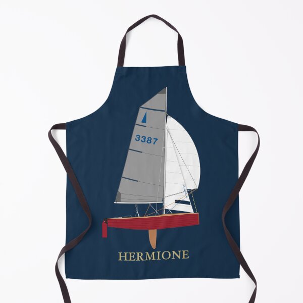 Item preview, Merlin Rocket 3387 'Hermione' Sailing Dinghy designed and sold by RedBubbleBath.