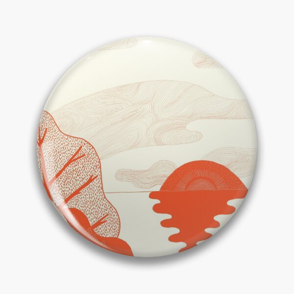 Item preview, tangerine sunset designed and sold by FLATOWL.