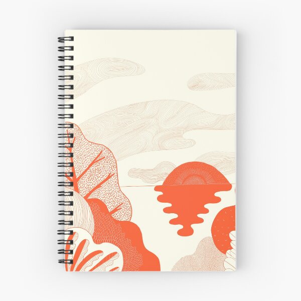 Item preview, tangerine sunset designed and sold by FLATOWL.