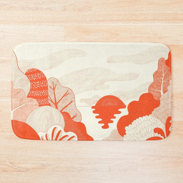 Item preview, tangerine sunset designed and sold by FLATOWL.