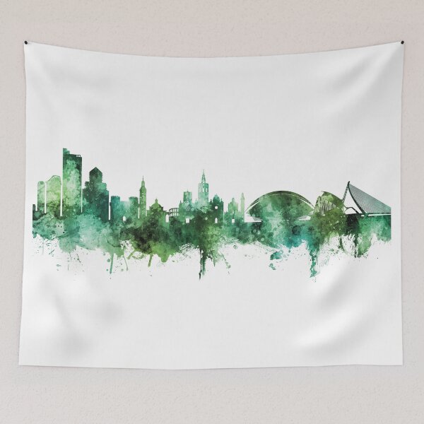 Item preview, Valencia Spain Skyline designed and sold by ArtPrints.