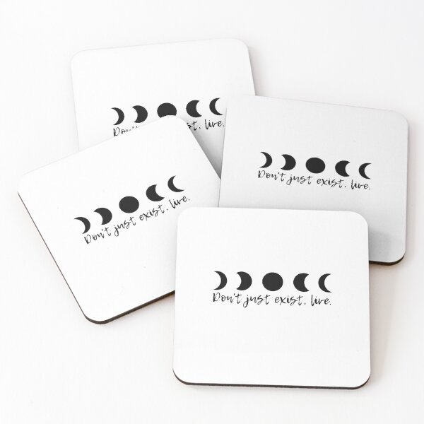 Item preview, Don't Just Exist, live.  designed and sold by xashamaley.