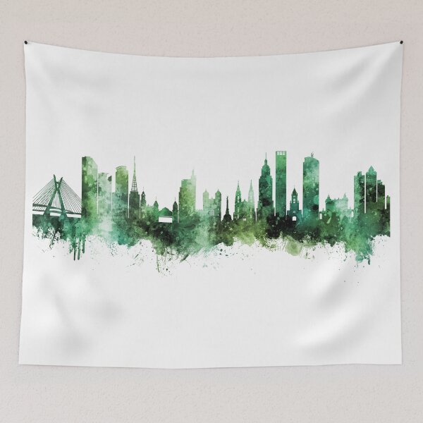 Item preview, São Paulo Skyline Brazil designed and sold by ArtPrints.
