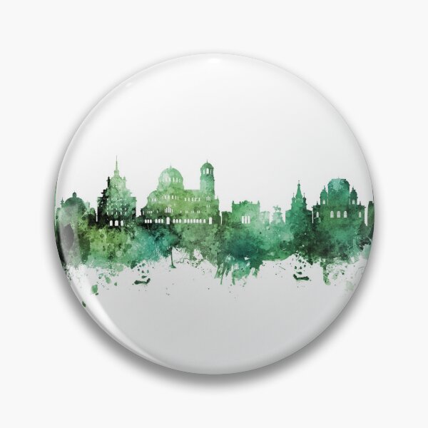Item preview, Sofia Bulgaria Skyline designed and sold by ArtPrints.