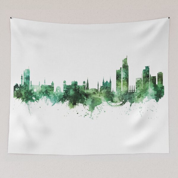 Artikelvorschau, Karachi Pakistan Skyline entworfen und verkauft von ArtPrints.