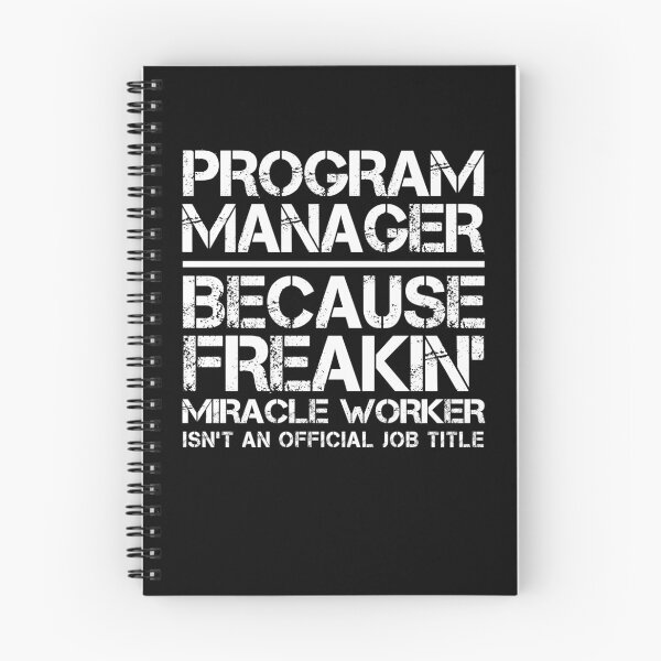 Item preview, Program Manager Miracle Worker designed and sold by clickmostro.