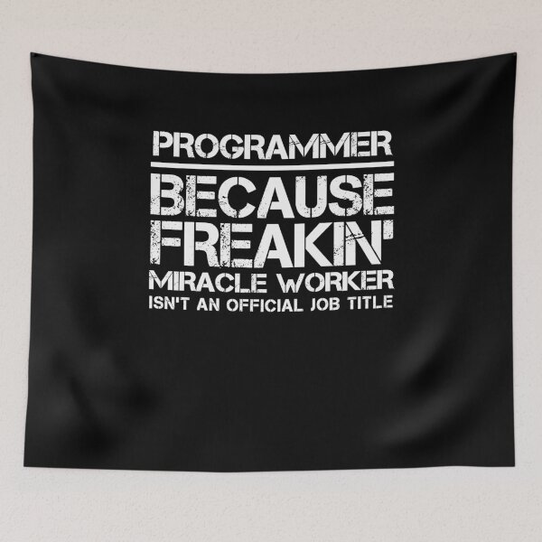 Item preview, Programmer Miracle Worker designed and sold by clickmostro.