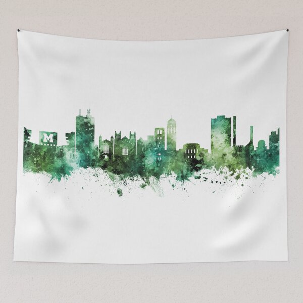 Item preview, Ann Arbor Michigan Skyline designed and sold by ArtPrints.
