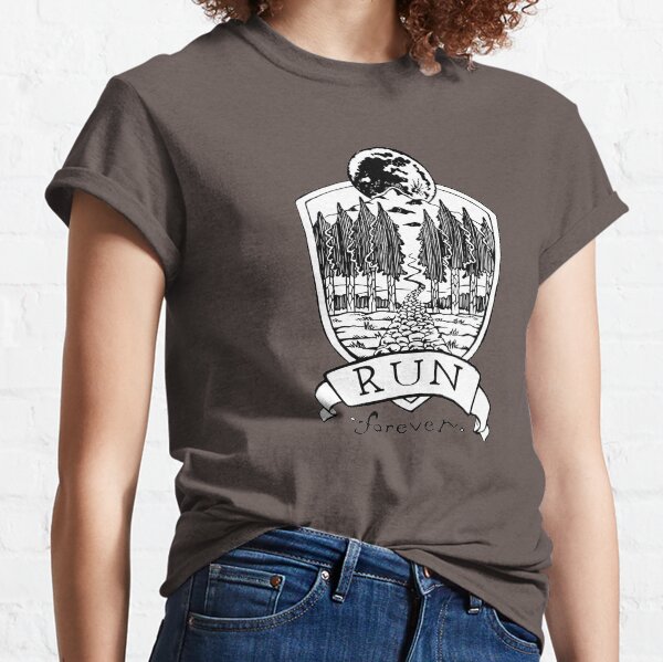 Run Forever - Moon Emblem Classic T-Shirt