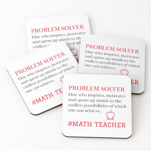 Item preview, Problem Solver Math Teacher  designed and sold by Studioapartment.