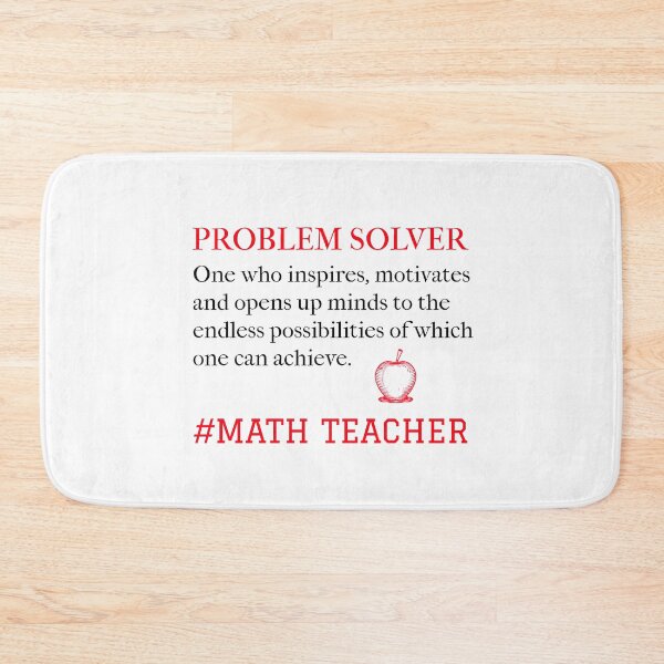 Item preview, Problem Solver Math Teacher  designed and sold by Studioapartment.