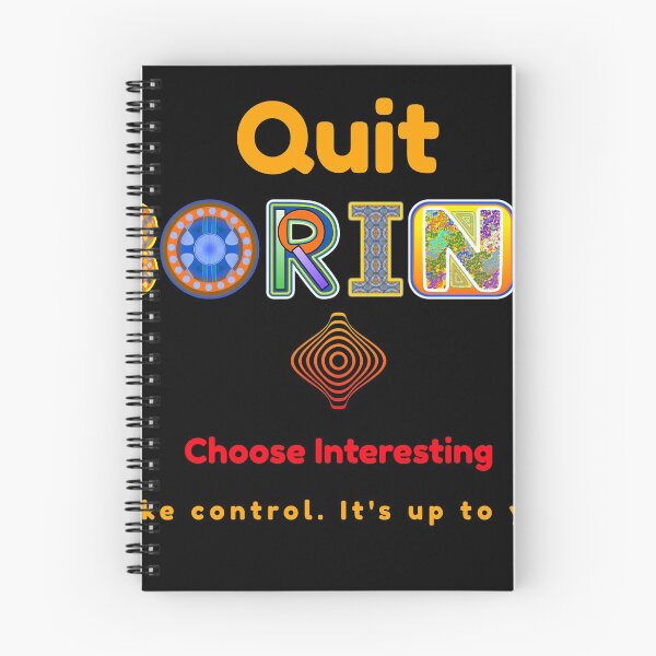 Item preview, Quit Boring Choose Interesting (Take Control) designed and sold by artfulnotebook.