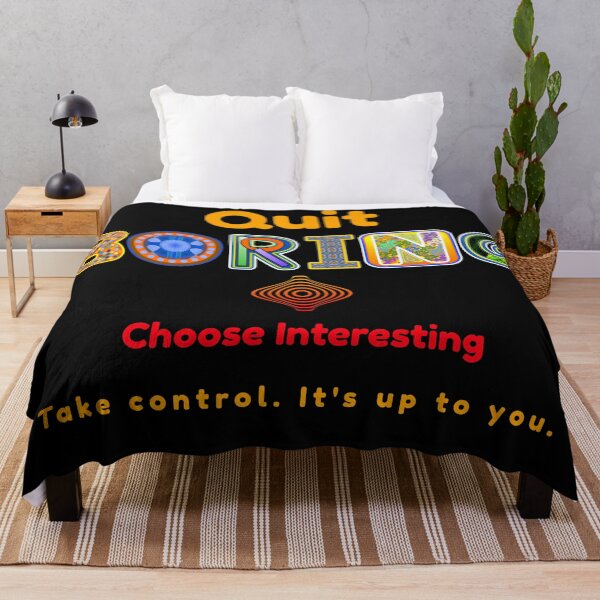 Item preview, Quit Boring Choose Interesting (Take Control) designed and sold by artfulnotebook.