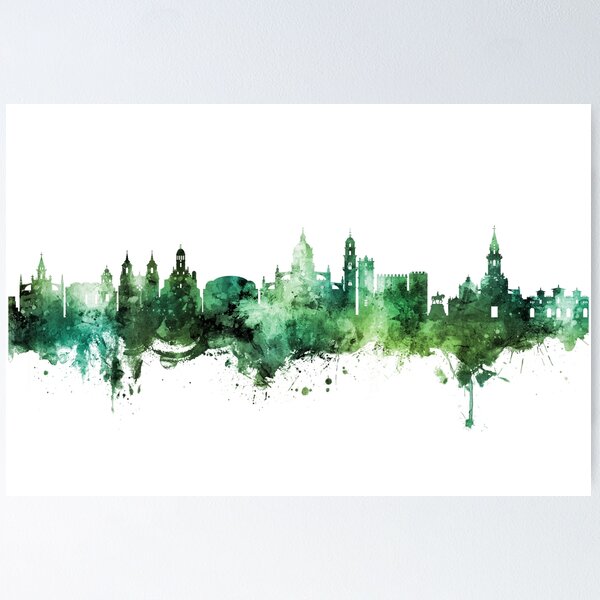 Item preview, Jerez Spain Skyline designed and sold by ArtPrints.