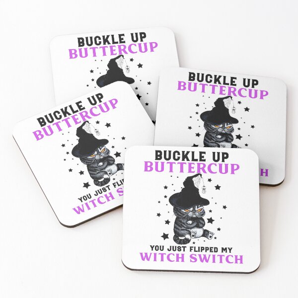 Item preview, Cat Buckle Up Buttercup You Just Flipped My Witch designed and sold by johnking2808.