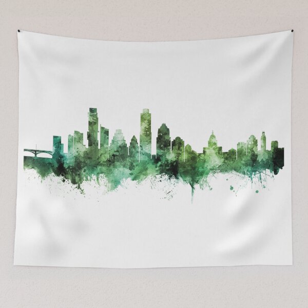 Item preview, Austin Texas Skyline designed and sold by ArtPrints.