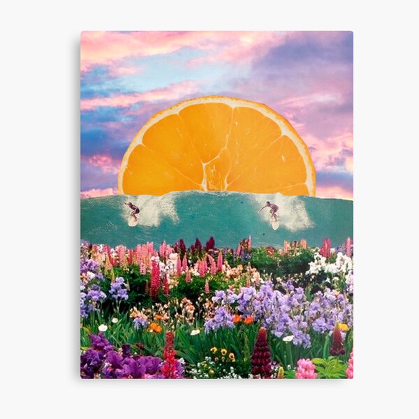 Item preview, surfing wild flowers designed and sold by Maisie Kane.
