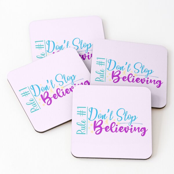 Item preview, Rule #1: Don't Stop Believing (Light) designed and sold by the-krisney-way.