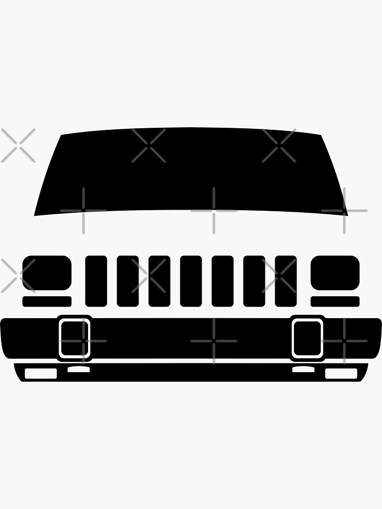 "Jeep Cherokee sport 9701" Sticker for Sale by M4thlevy Redbubble
