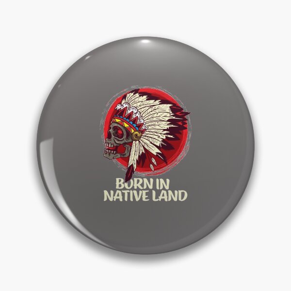 Item preview, Born in native land headdress American Indian chief skull designed and sold by FalkDania.
