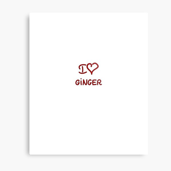 Item preview, I Love Ginger designed and sold by Tricir.