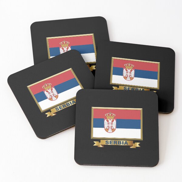 Item preview, SERBIAN Flag Gifts, Masks, Stickers & Products (N) designed and sold by mpodger.