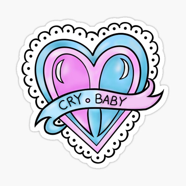 Cry Baby Sticker by WeirdoysYass